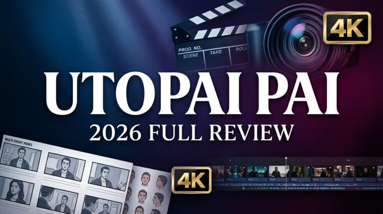 Utopai PAI AI video tool with character consistency features