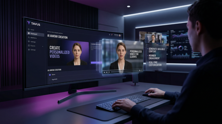 Tavus AI Video Personalization Platform Interface