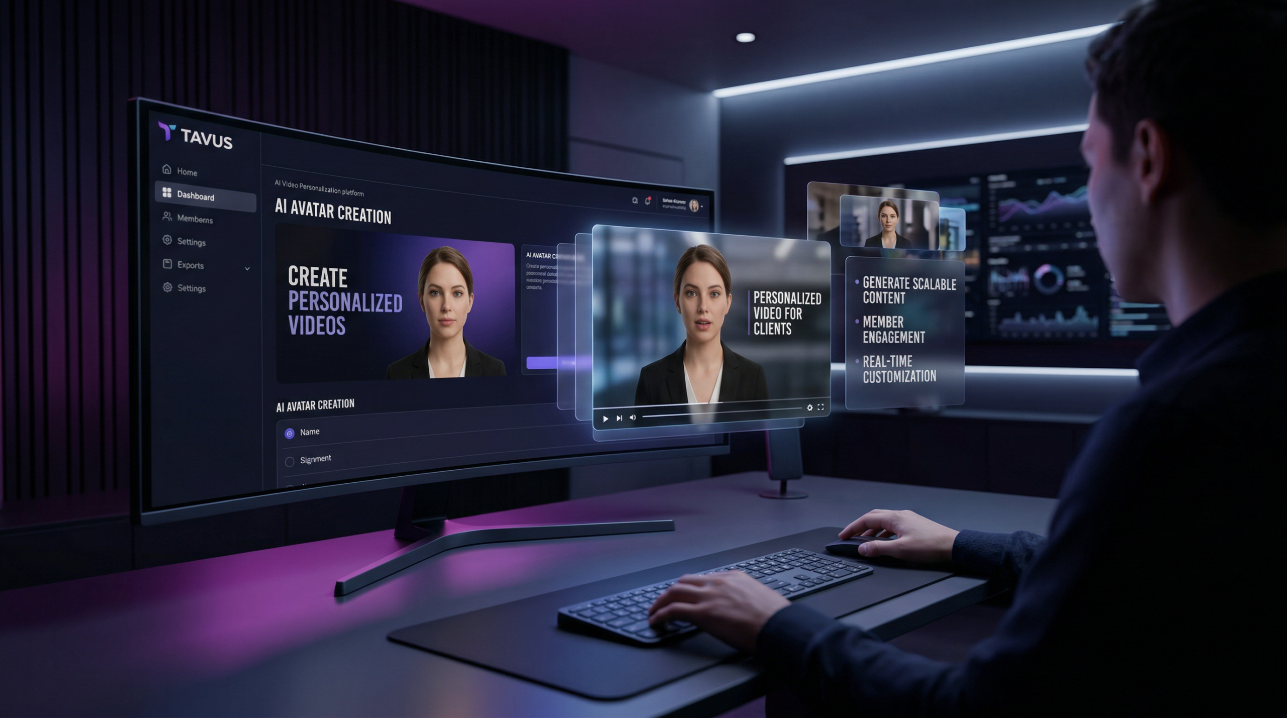 Tavus AI Video Personalization Platform Interface