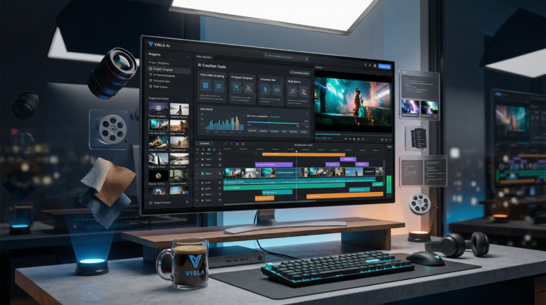 Visla AI Video Creation Platform Dashboard